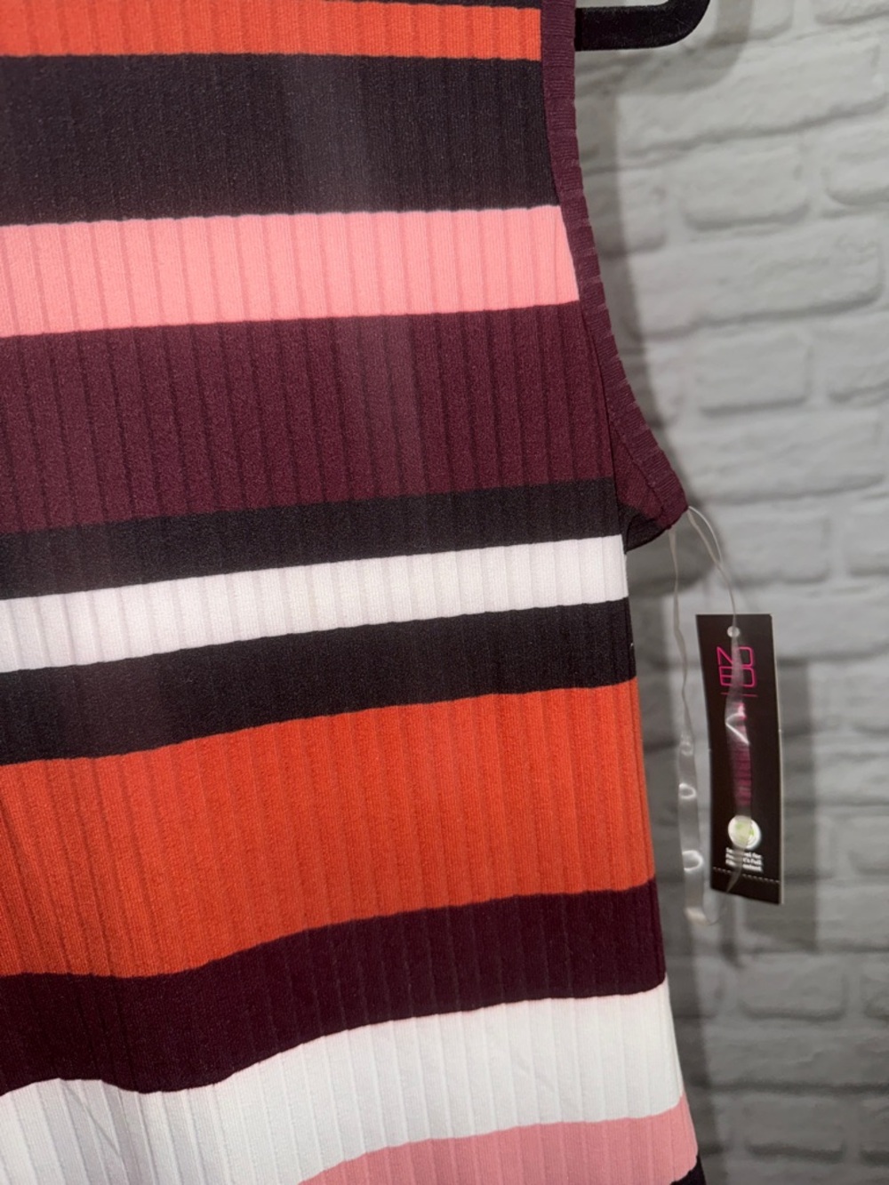 π No Boundaries Striped Sleeveless Midi Dress - Picture 3 of 3